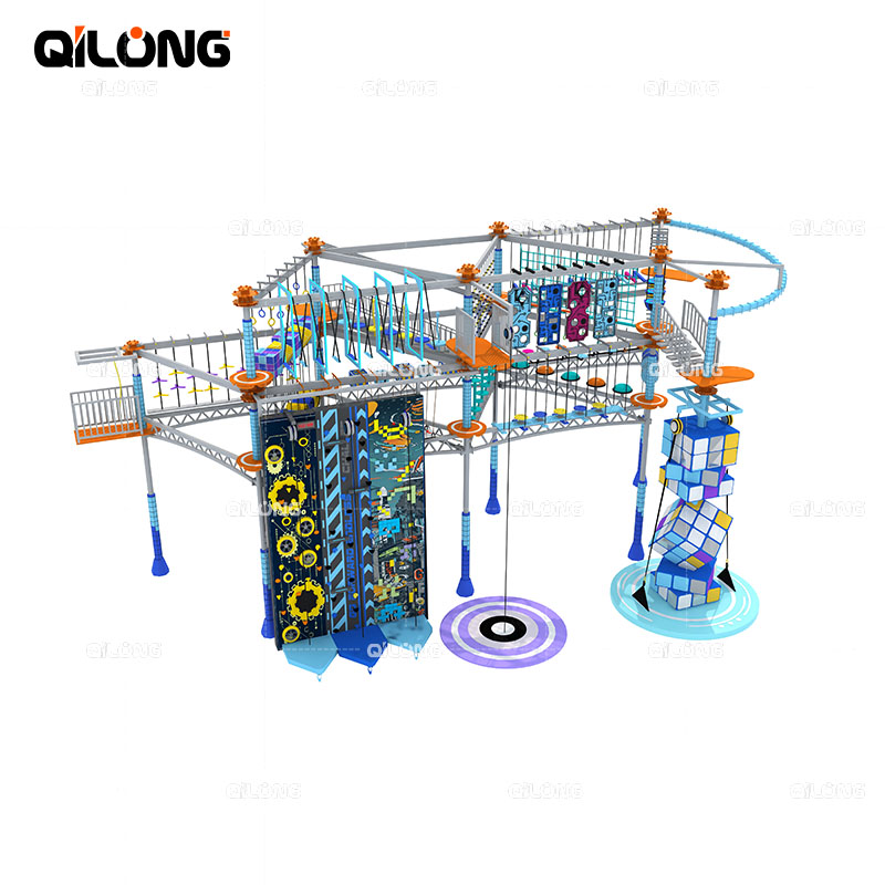 Indoor High Ropes Course Playground Equipment Supplier