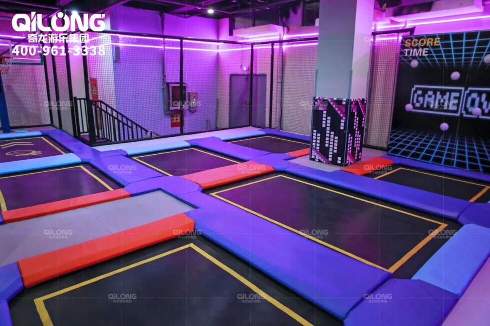 Customized Kids Indoor Trampoline Park Equipment For Sale