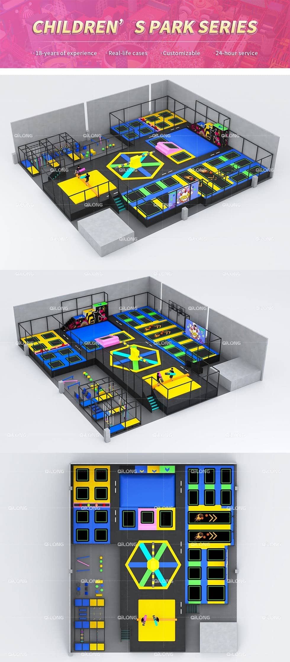 Premium Quality Trampoline Park Equipment Manufacturer