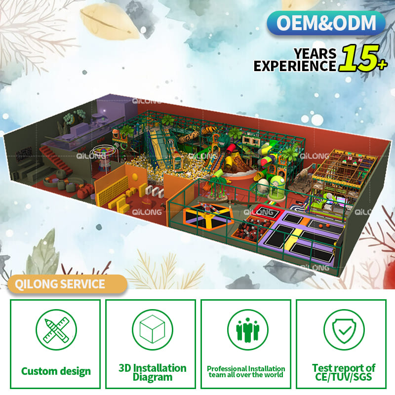 trampoline park equipment