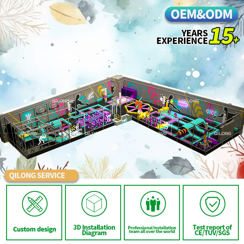 trampoline park equipment