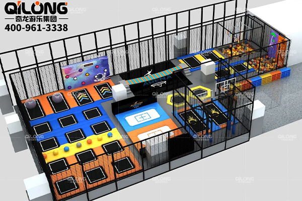 حديقة تشيلونج الترفيهية** منتزه ترامبولين بمساحة 500 متر مربع في سنغافورة