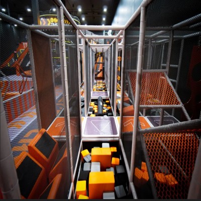 تم إنجاز مشروع مركز الترفيه العائلي الداخلي في الولايات المتحدة بنجاح.